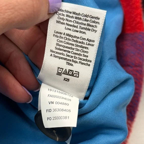 NWT Free Assembly Plaid Cropped Chore Jacket Multicolor Large Shacket Spring - Picture 12 of 12